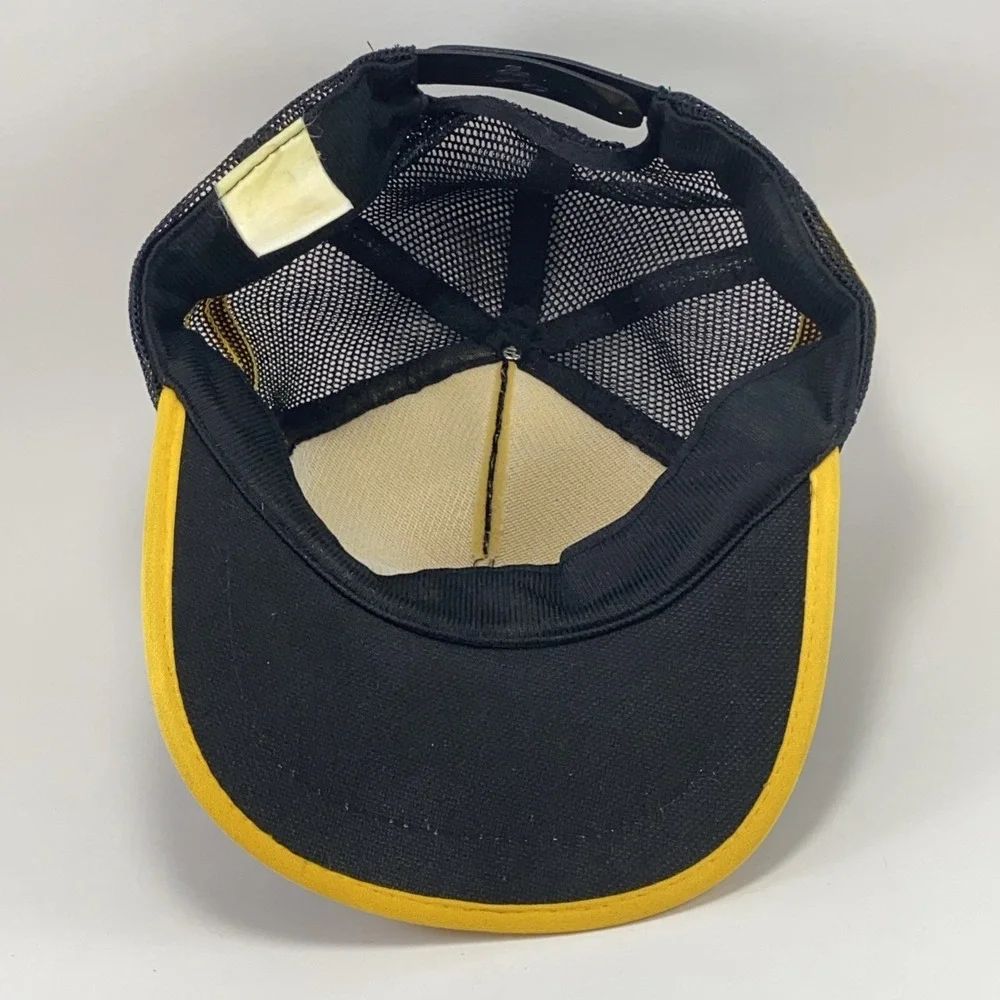 Vintage Fast HVAC Cap  Heating Cooling Trucker Hat Snapback‎ Damage Mesh Stripes